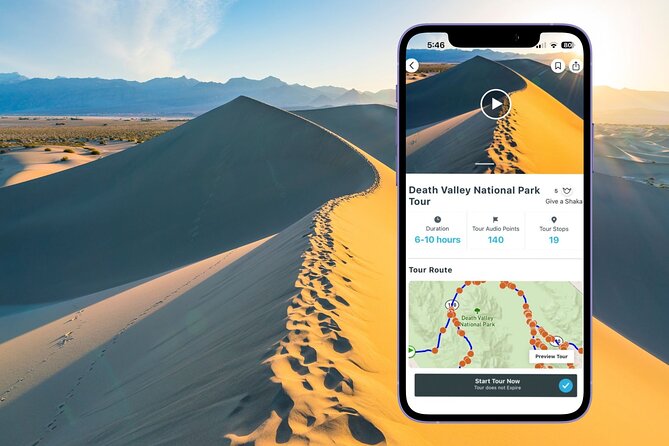 Death Valley National Park Audio Guided Driving Tour - Key Features of the Audio Guided Tour