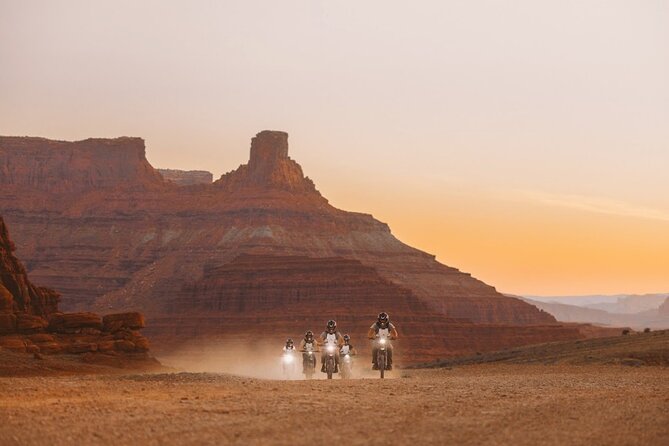 Electric Dirt Bike Tour, Shafer Trail, Canyonlands, Deadhorse - Riding Through Deadhorse