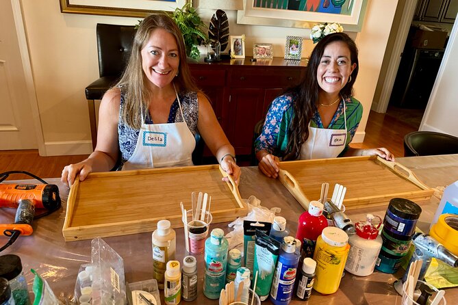 Epoxy Resin Cheese Board Art Class - Included Amenities