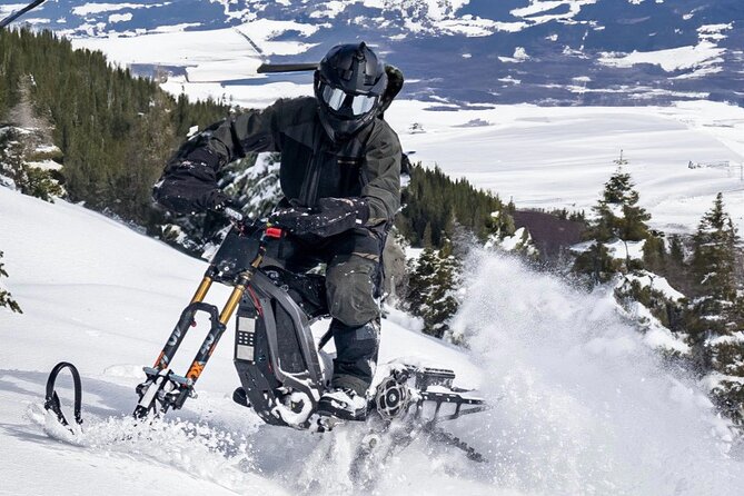 EV Snow Bike Riding Experience With Lunch - Included in the Experience