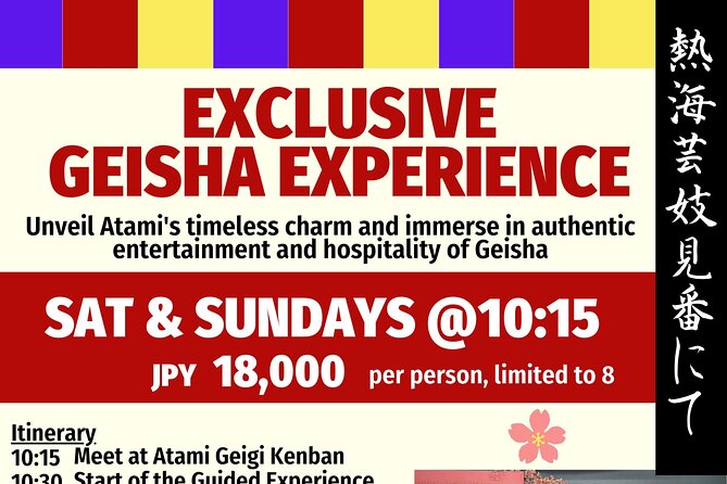 Exclusive Geisha Experience in Atami - Exclusive Group Setting