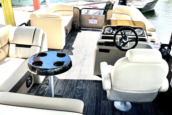 Full Day Premium 24ft Pontoon Boat With Cozy Lounge Upgrades - Requirements and Regulations for Renters