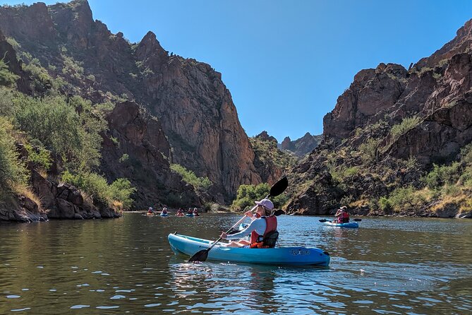 Guided 2.5 Hours Kayaking & Paddle Boarding on Saguaro Lake - Inclusions
