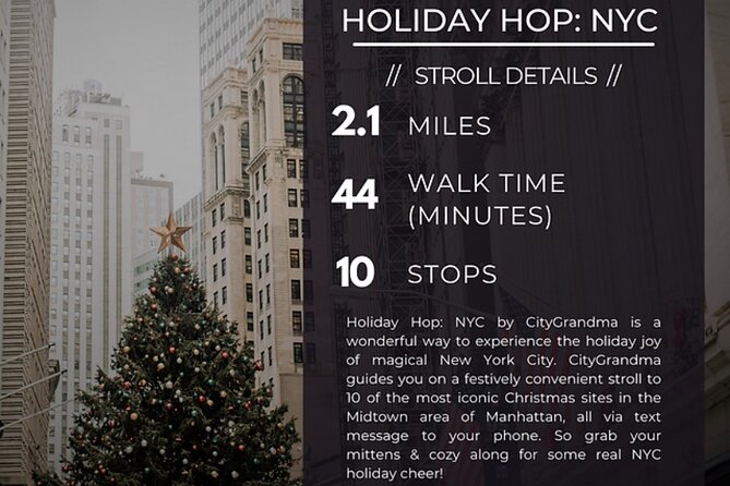 Holiday Hop NYC: Text Message-Guided Christmas Private Walking Tour - Meeting and End Points