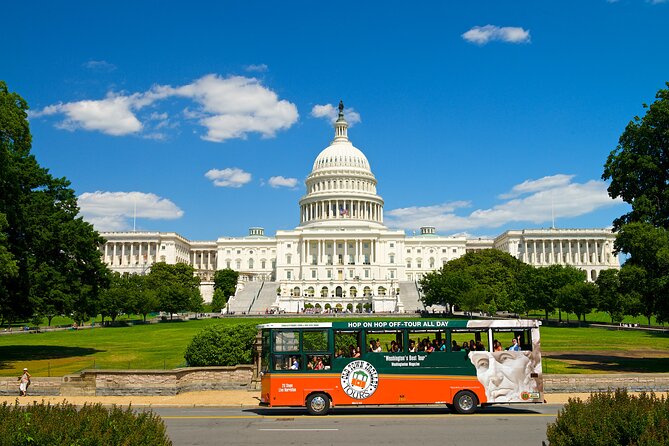 Hop-On Hop-Off 21 Stop Trolley Tour + Arlington Cemetery - Key Stops Along the Route