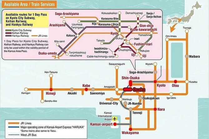 JR West Kansai Area Pass 4 Day Pass - Ticket Redemption Process