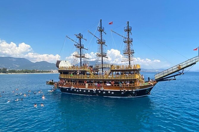 Kemer Full Day Pirate Boat Trip With Lunch and Optional Transfer - Included Amenities
