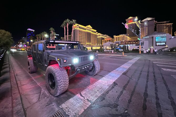 Las Vegas Strip Adventure: Sightseeing Tour in a Military Hummer - Participant Restrictions