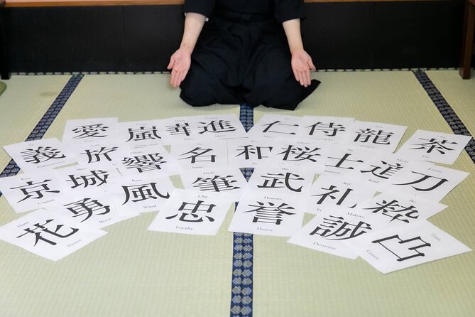 Learning Zen of Japanese Calligraphy in Kimono Near Osaka Castle - Exploring the Cultural Significance