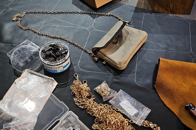 Leather Handbag Sip and Stitch at Rob Hall Design Studios - Location and Accessibility Details