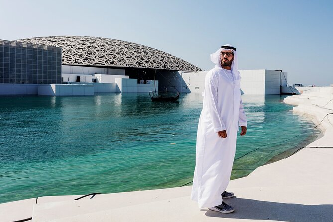 Louvre-Mosque-Deck300 & Abu Dhabi Full Day Private Tour. - Itinerary Overview