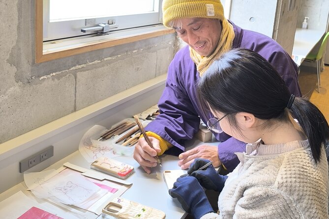 Making a Wooden Carved IPHONE Case in Kawagoe, Saitama - Pricing and Offers