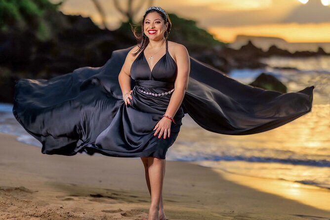 Maui Flying Dress Photoshoot Experience - Colorful Dress Selection