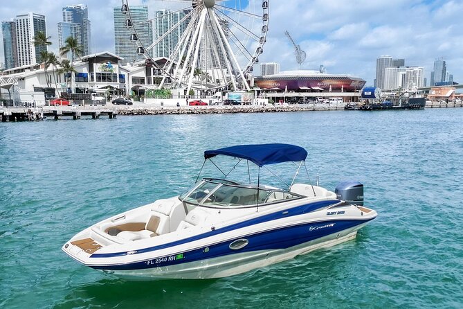 Miami Boat Rental in Crownline E2 Up to 8 Guests - Amenities and Features