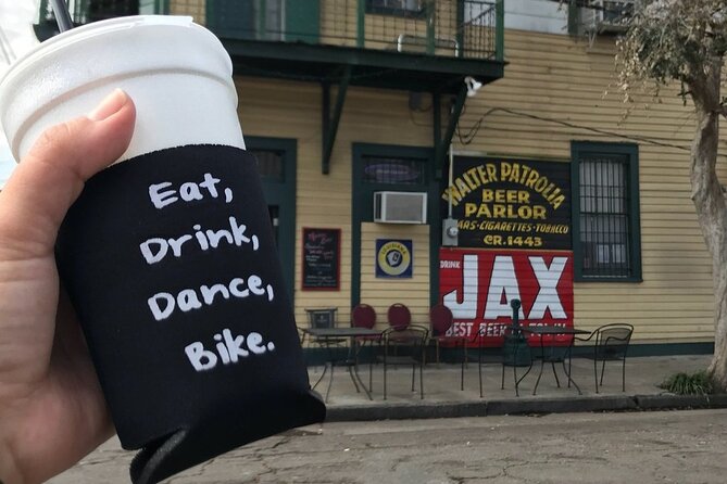 New Orleans History of Drinking Cocktail Bike Tour - Inclusions