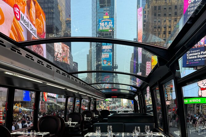 New York City Luxury 4-course Lunch Bus Tour - Inclusions