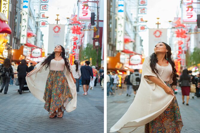 Osaka by Night and Day Photo Shoot - The Photo Shoot Experience