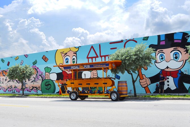 Pedal Pub Miami Wynwood Graffiti Bar Tour - Inclusions and Amenities