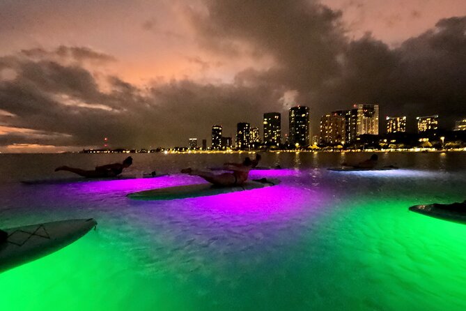 Private Stand-Up-Paddle Glowga Yoga Class In Honolulu - Booking Your Class