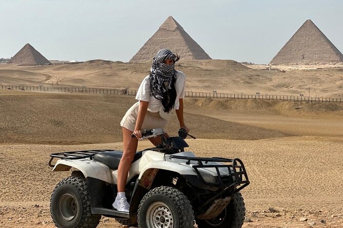 Quad Bike ATV Ride Around Giza Pyramids Sahara - Pickup and Transportation