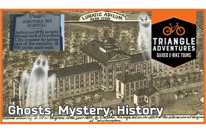 Raleigh Guided E-bike Tour: Ghosts, Mystery, Creepy History - Meeting and Pickup Details