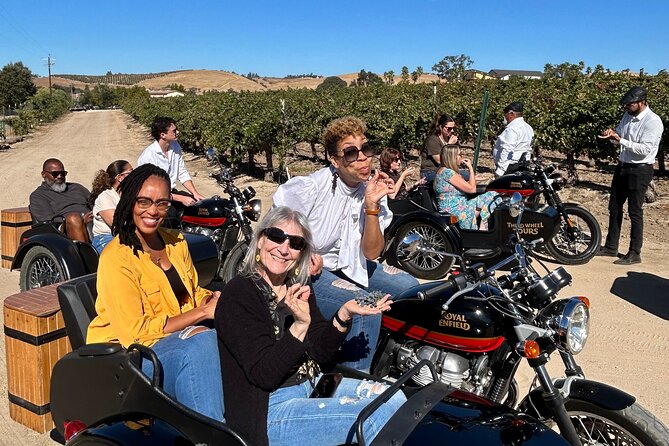 Scenic Sidecar Vineyard Adventure San Luis Obispo - Pricing and Availability