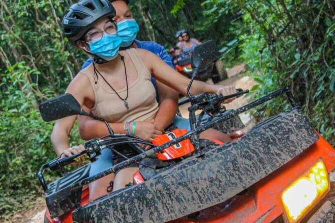 Shared ATVs and Zip Lines and Swimming in a Real Cenote. - Thrilling Activities Offered