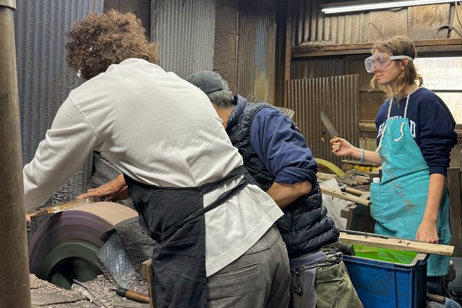 Sharpening Your Knife at a Sharpeners Factory in Osaka - Journey to the Factory