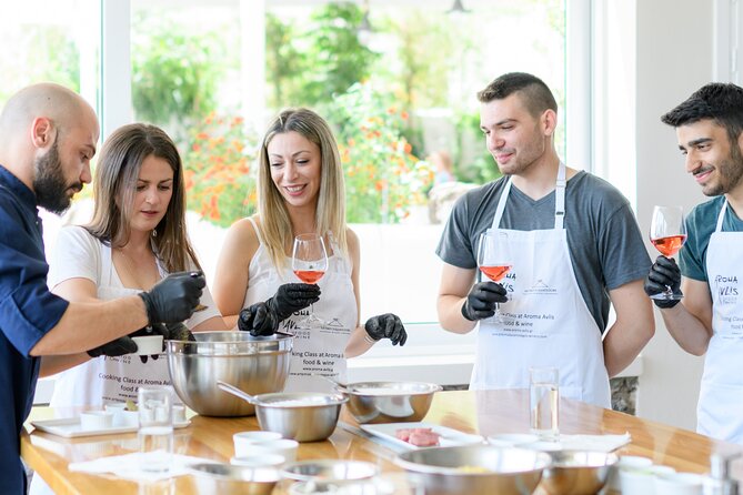Small Group Cooking Lesson With Visit to Two Wineries - Inclusions and Amenities