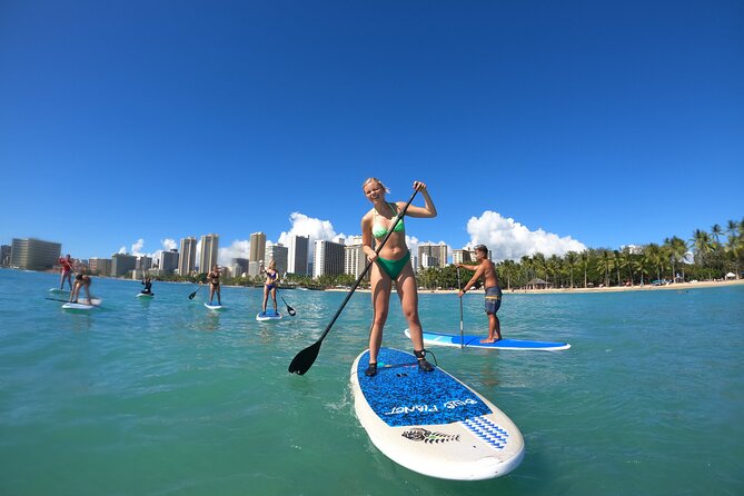 Stand up Paddle Open Group Lesson With Waikiki Courtesy Shuttle - Lesson Details