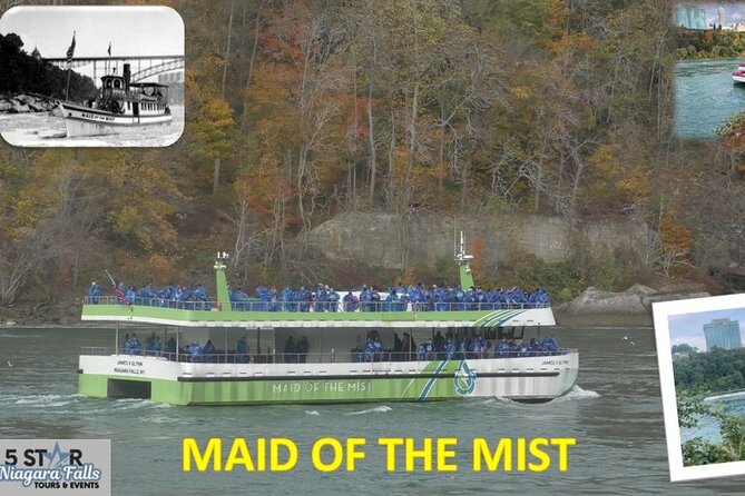 The Iconic Boat Ride- Maid of the Mist Ticket- Best Selling Tour! Get Tickets - Walking Tour Highlights