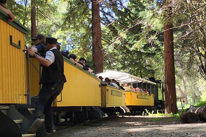 Train Ride Adventure Through Mother Natures Giant Redwoods Park - Discovering the Wonders of Nature