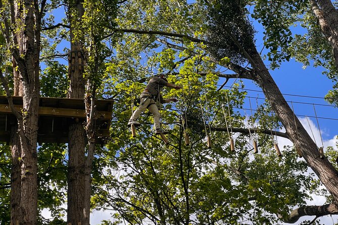 Treetop Adventure Course in the Heart of Rouen - Course Highlights
