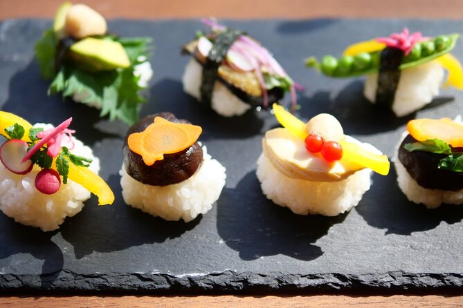 Vegan Edible Flower Sushi Making and Vegetable Tour in Kyoto - Discovering Seasonal Vegetable Delights