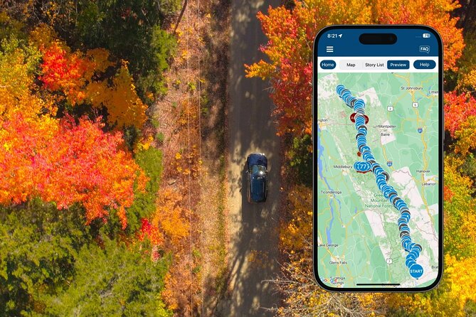 Vermont RT 100 Self Guided Driving Audio Tour - Engaging Storytelling and Narration