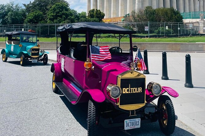Washington DC Sightseeing Tour by Electric Cart or Vintage Car - Vehicle Options