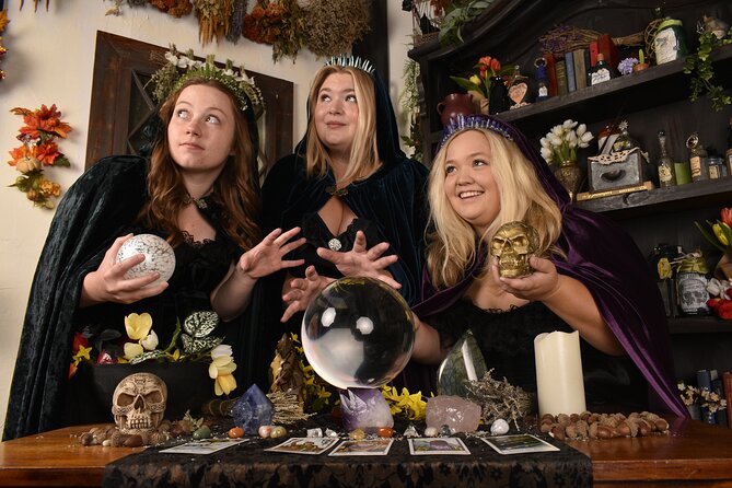 Witch Costume Photo Shoot - Witch Cottage Theatrical Set - Costume and Styling Options