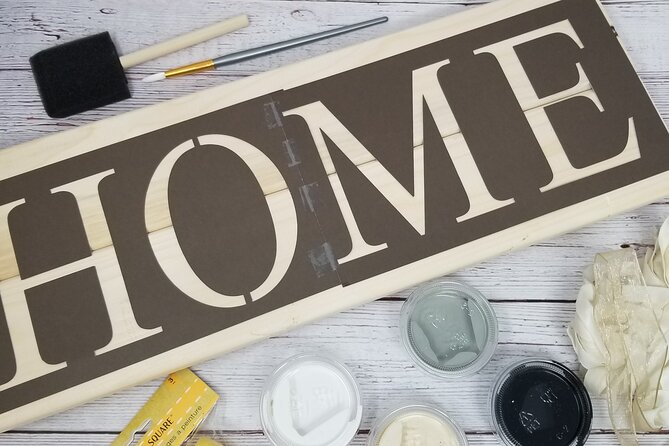 Wood Sign Painting Class - Schedule and Timing