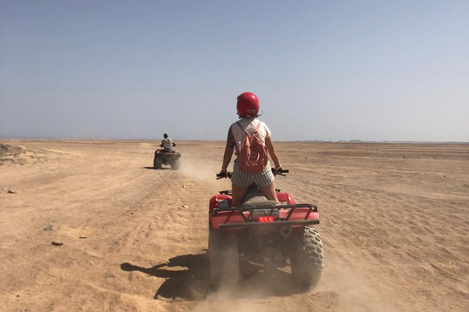 AِTV Quad Sunset Safari & Camel Ride With Transfer - Hurghada - Group Size and Experience