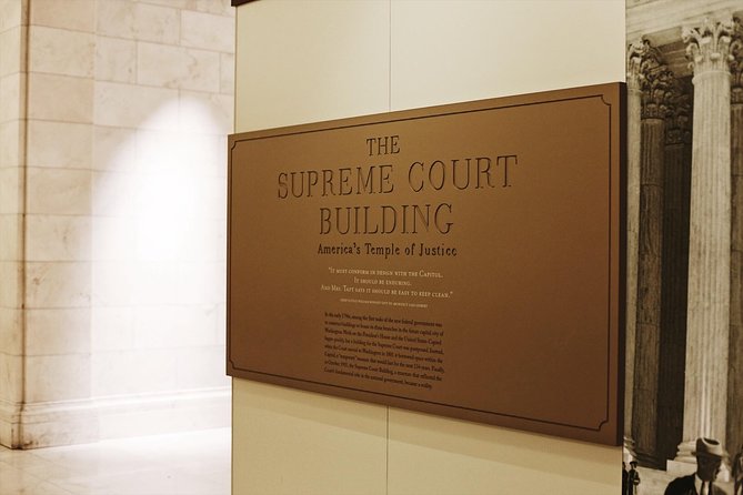 Capitol Hill, Supreme Court & Library of Congress Exclusive Tour - Tour Inclusions and Exclusions