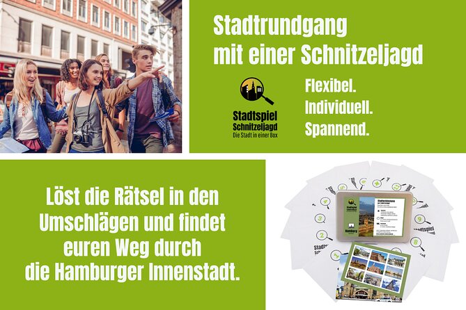 City Game Scavenger Hunt Hamburg City Center - Independent City Tour - Whats Included in the Experience