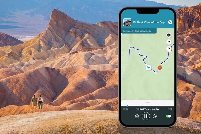 Death Valley National Park Audio Guided Driving Tour - User Experience and Customization