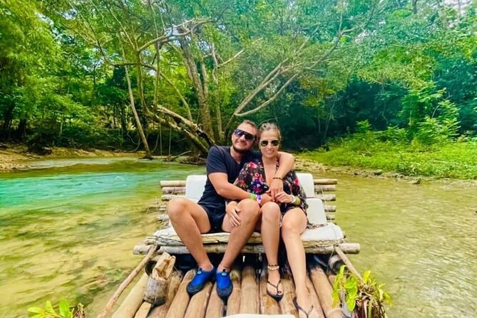 Dunns Falls, Bamboo Rafting & Horseback Ride From Ocho Rios & Runaway Bay - Bamboo Rafting Experience