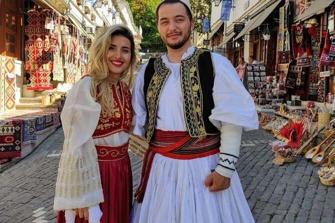 Enjoy the Bazaar in Traditional Costumes - Embracing Albanian Tradition