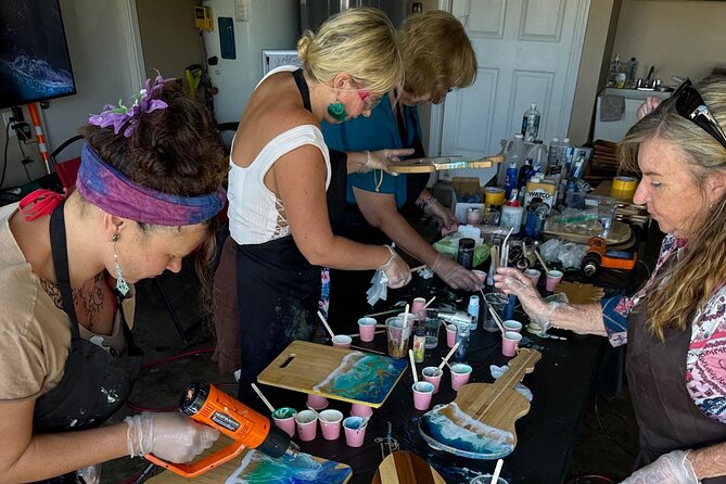 Epoxy Resin Cheese Board Art Class - Accessibility and Considerations