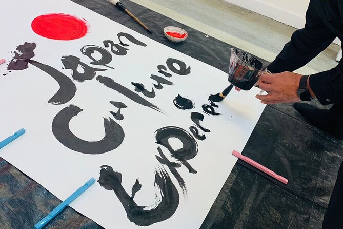 Experience of Large Calligraphy Performance in Asakusa Tokyo - Inclusions and Provided Materials