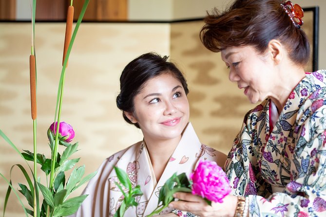 Flower Arrangement Experience With Simple Kimono in Okinawa - Participation Details