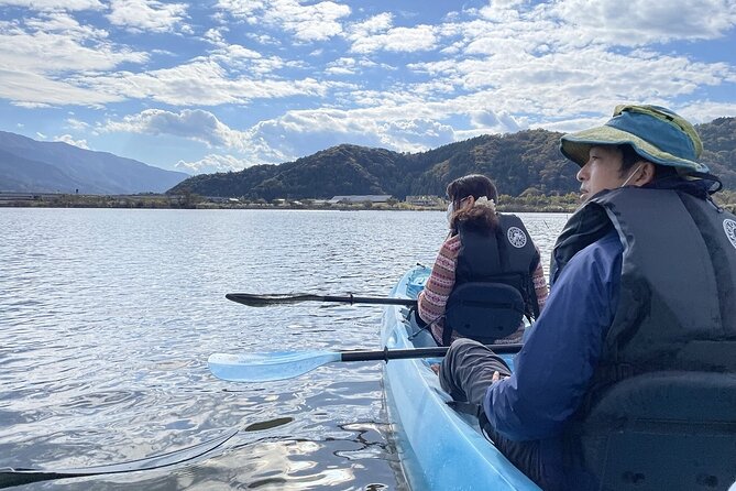 Guided Kayak Tour Unveiling the History of the Lake Suigetsuko - Kayaking Through the Serene Waters