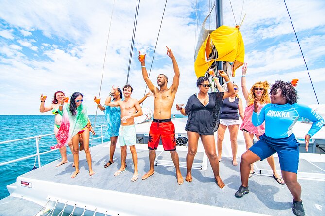 Horseback Ride and Swim With Catamaran Cruise and Zipline - Catamaran Sail and Snorkel