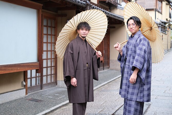Kimono and Yukata Rental in Kyoto (Mens Plan) - Booking Information